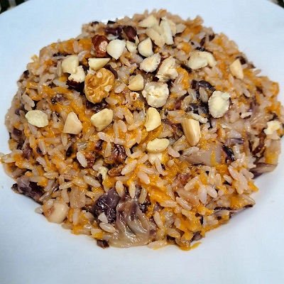 risotto zucca e radicchio